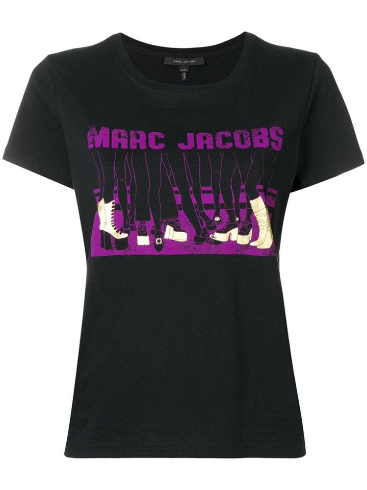 Marc Jacobs Shoe Print Classic T-shirt - Black