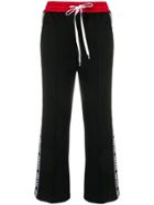 Miu Miu Side Logo Track Pants - Black