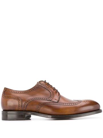 Berwick Shoes Classic Brogues - Brown
