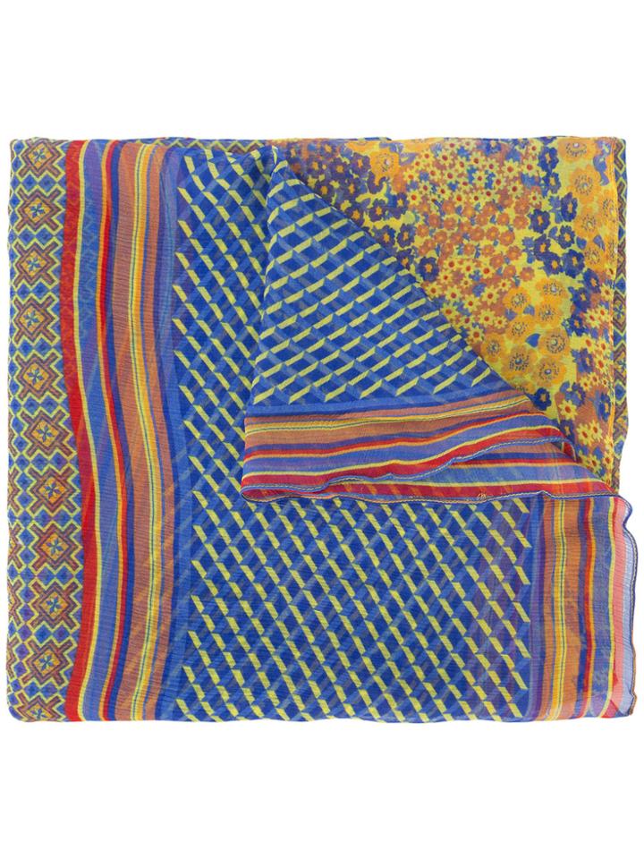 A Peace Treaty Striped Scarf - Multicolour