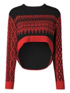Opening Ceremony Umd X Opening Ceremony Elliptical Jumper, Women's, Size: Small, Black, Merino
