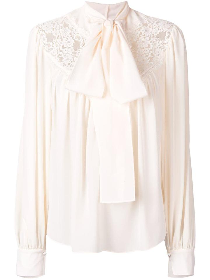 Stella Mccartney Floral Lace Blouse - White