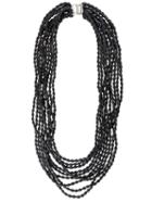 Marc Le Bihan Multi Layer Beaded Necklace, Women's, Black