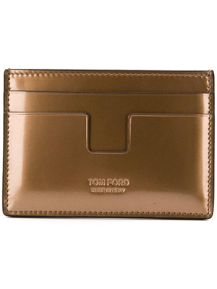 Tom Ford Slim Cardholder - Gold