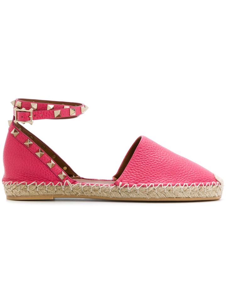 Valentino Valentino Garavani Rockstud Espadrilles - Pink & Purple