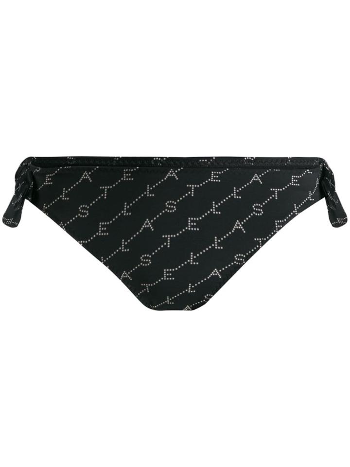 Stella Mccartney Monogram Bikini Bottoms - Black