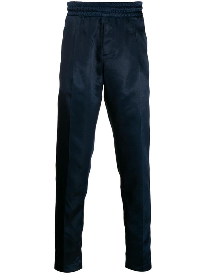 Soulland Slim-fit Track Trousers - Blue