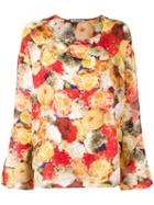 Acne Studios Brenna Floral Print Blouse, Women's, Size: 34, Silk