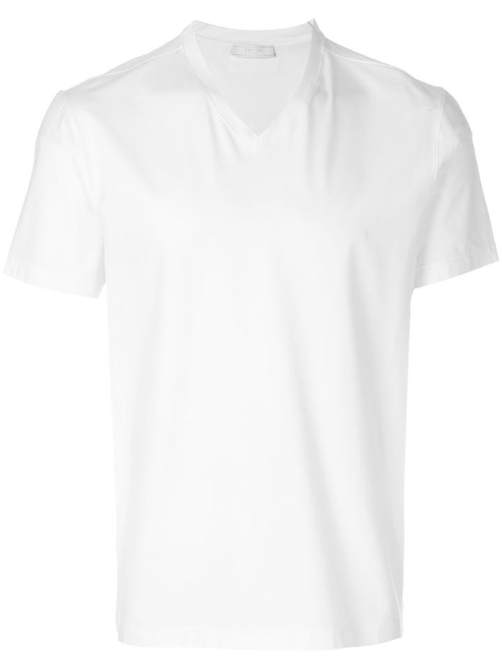 Prada Classic V-neck T-shirt - White