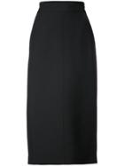 Fendi Fitted Midi Skirt - Black