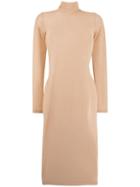 Mm6 Maison Margiela Mesh Midi Dress - Neutrals