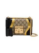 Gucci - Small Padlock Shoulder Bag - Women - Leather/metal - One Size, Black, Leather/metal