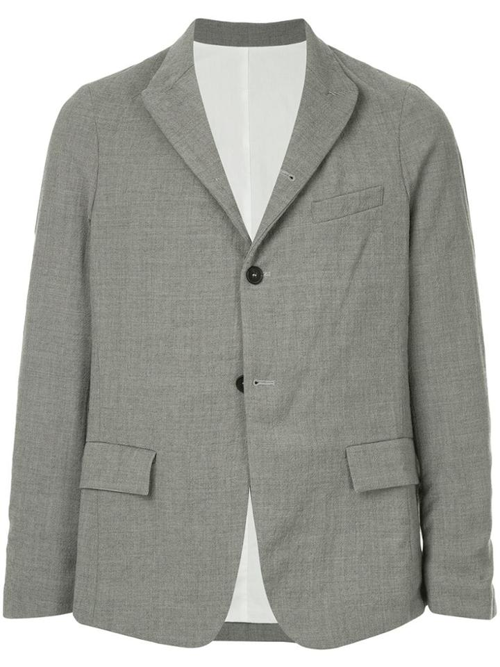 Bergfabel Boxy Blazer Jacket - Grey