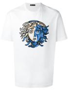 Versace - Abstract Medusa Head T-shirt - Men - Cotton - L, White, Cotton