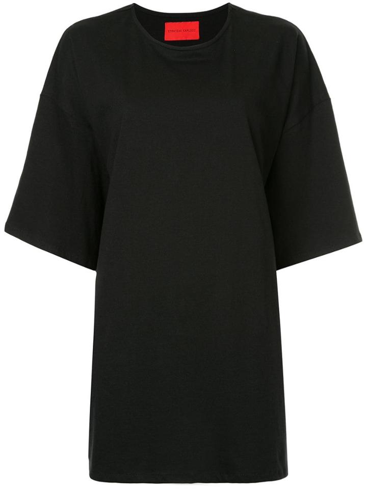 Strateas Carlucci Short Sleeve Long T-shirt - Black