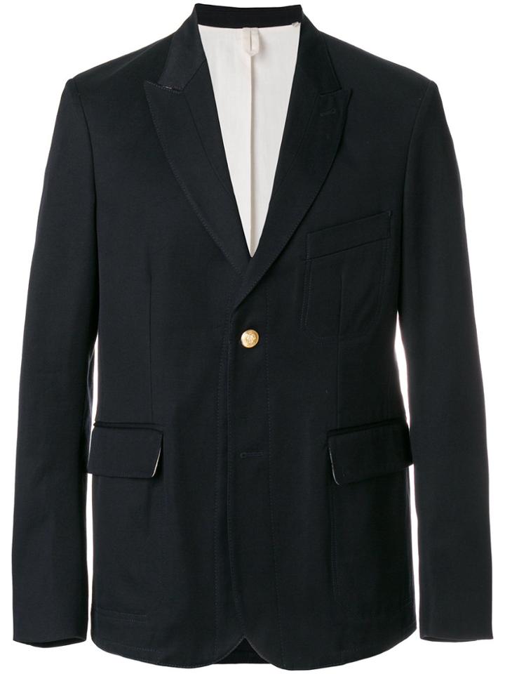 Kent & Curwen Single Breasted Blazer - Blue