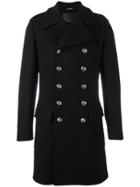 Dolce & Gabbana Military Style Coat - Black