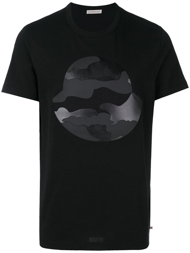 Moncler Macro-logo T-shirt - Black