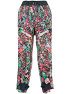 Sacai Floral Print Trousers - Multicolour