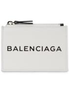 Balenciaga Shopping Zip Cardholder - White