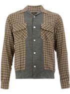 Undercover Checked Shirt - Brown