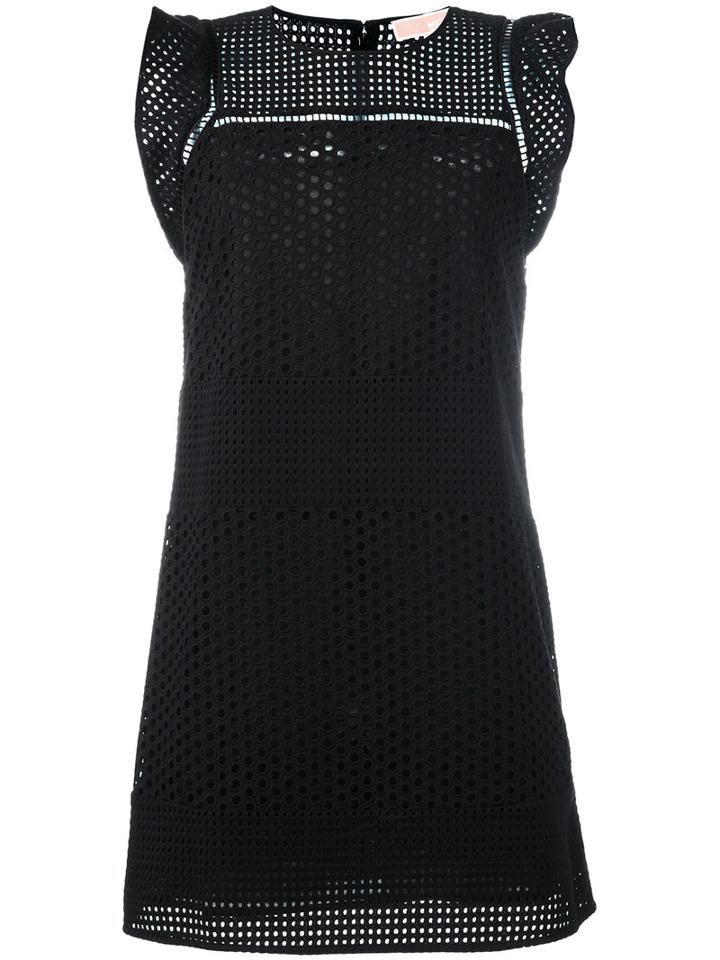 Michael Michael Kors Flute Sleeve Dress, Women's, Size: Xs, Black, Cotton