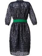 Kolor - Lace Dress - Women - Polyester - 3, Blue, Polyester
