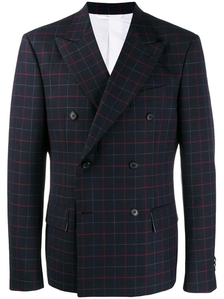 Calvin Klein 205w39nyc Tailored Check Blazer - Blue