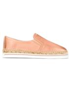 Jimmy Choo Dawn Espadrilles, Women's, Size: 37, Pink/purple, Rubber/satin Ribbon/leather
