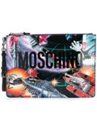 Moschino Transformer Clutch - Multicolour