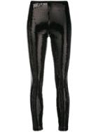 Marc Jacobs Stretch Sequin Leggings - Black