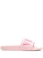 Valentino Vltn Slides - Pink
