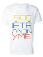 Société Anonyme 'da Sa' T-shirt, Men's, Size: Small, White, Cotton