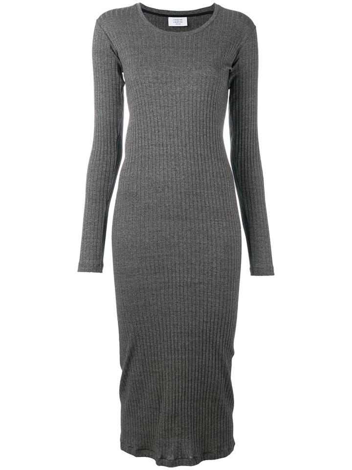 Libertine-libertine - Trial Midi Dress - Women - Cotton - L, Grey, Cotton