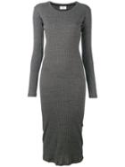 Libertine-libertine - Trial Midi Dress - Women - Cotton - L, Grey, Cotton