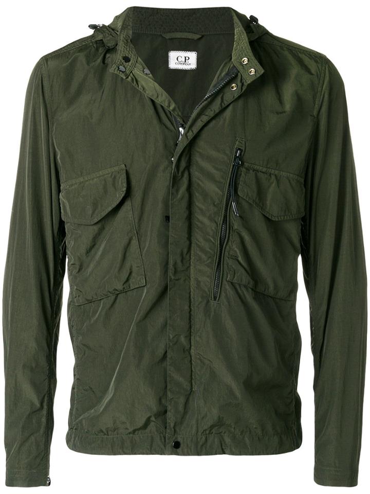 Cp Company Goggle Hood Jacket - Green