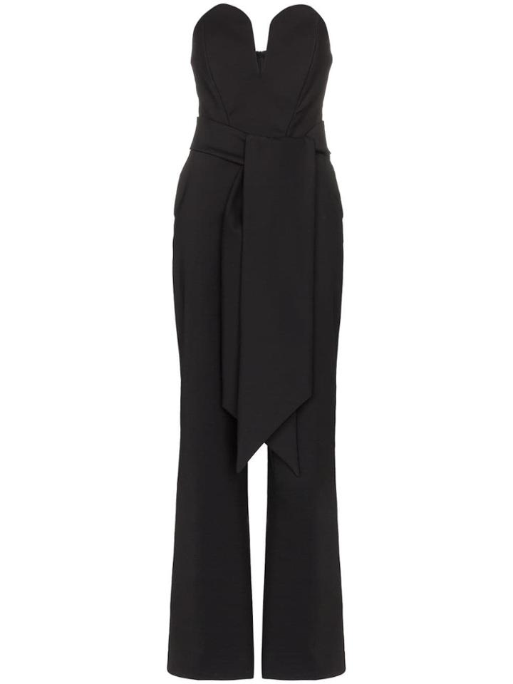 Michael Lo Sordo Lover Tie-waist Jumpsuit - Black
