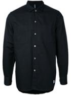 Factotum - Long Sleeve Shirt - Men - Cotton/lyocell - 46, Black, Cotton/lyocell
