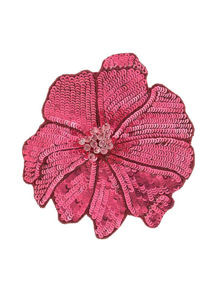 Racil Flower Brooch - Red