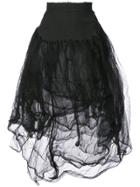 Marc Le Bihan High-waisted Tulle Skirt - Black