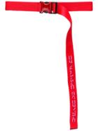 Ermanno Scervino Adjustable Strap Belt - Red