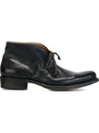 Cherevichkiotvichki Pointy Goodyear Boots, Men's, Size: 44, Blue, Calf Leather/leather