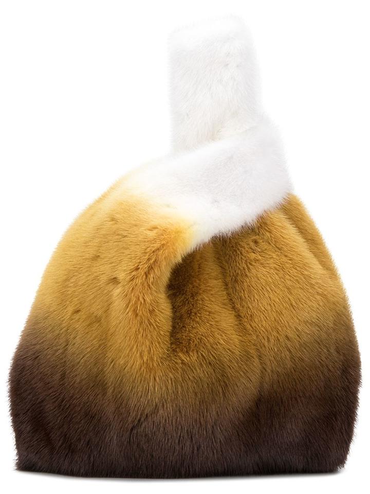 Simonetta Ravizza Furrissima Degradé Tote Bag - Brown