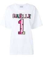 Gaelle Bonheur Logo Embroidered T-shirt - White