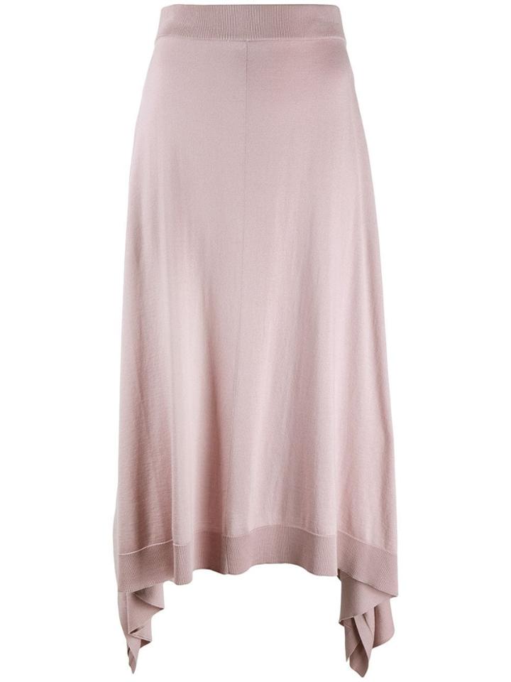 Pringle Of Scotland Long Handkerchief Skirt - Pink