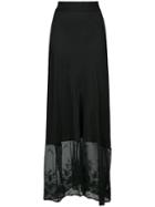 Ann Demeulemeester Lace Embellished Skirt - Black