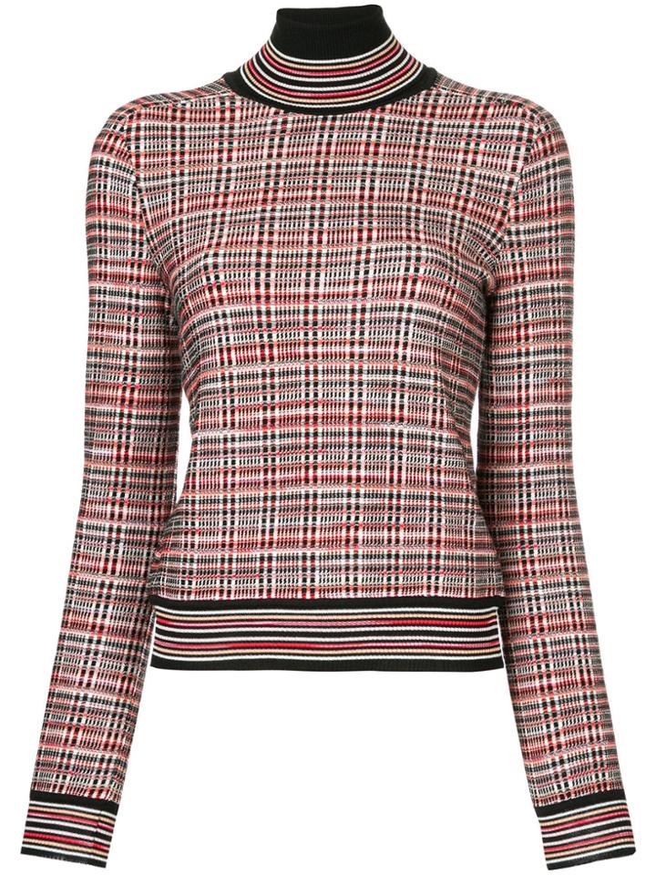 Missoni Checked Jumper - Red