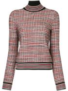 Missoni Checked Jumper - Red