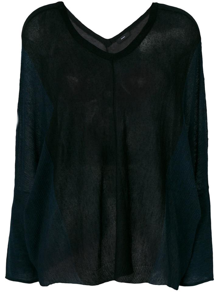 Diesel V-neck Jumper - Blue