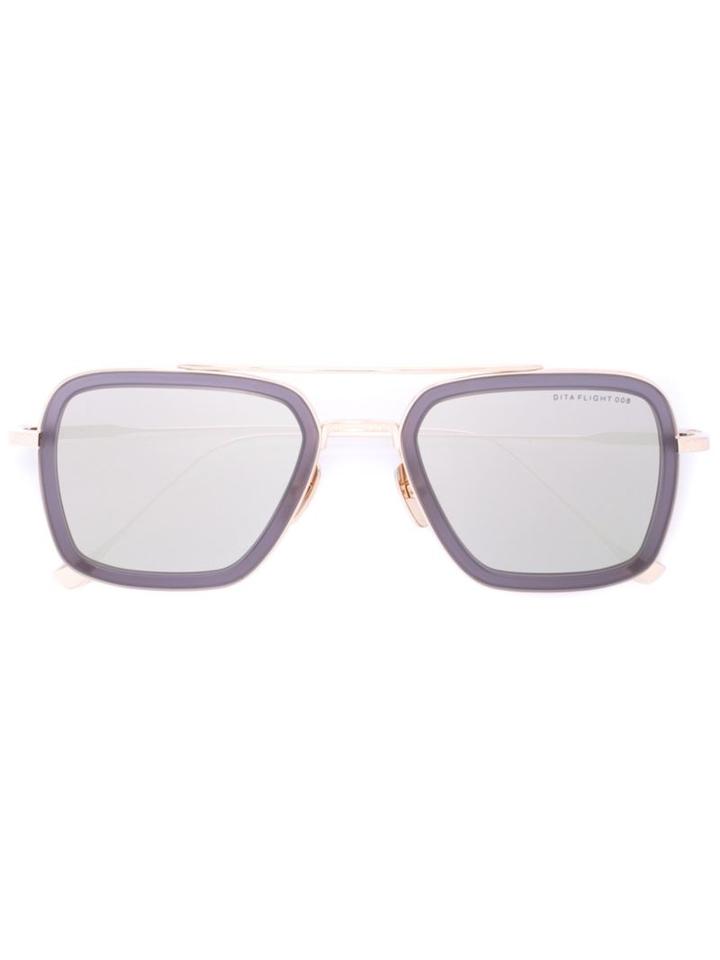 Dita Eyewear Flight Sunglasses, Men's, Grey, Acetate/titanium